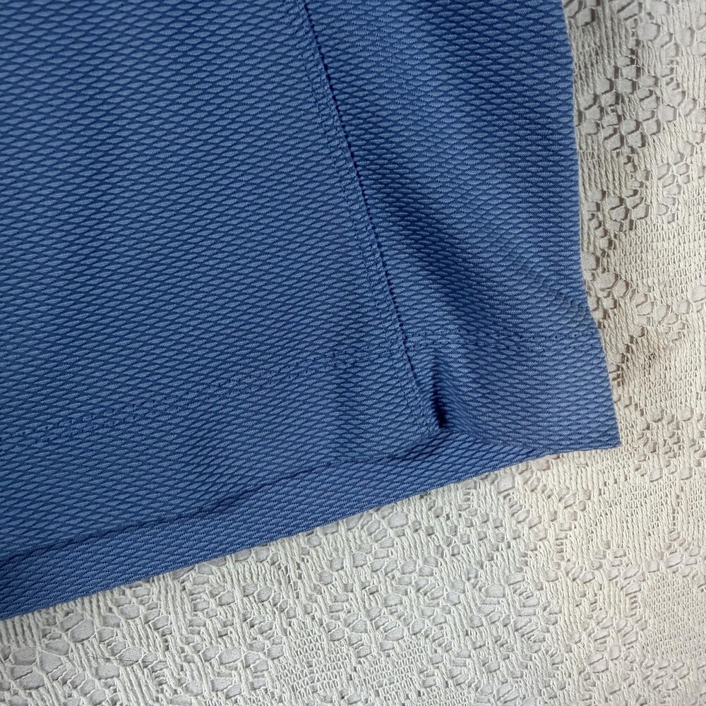 Nike Golf Polo Shirt Mens XL Blue Fit Dry Short Sleeve Performance Stretch - Picture 7 of 13